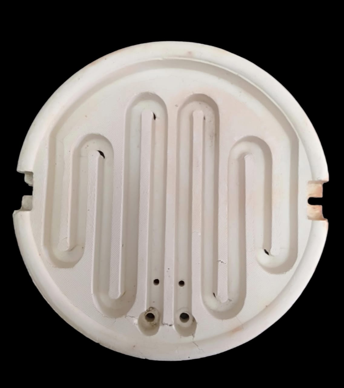HEATER PLATE WHITE